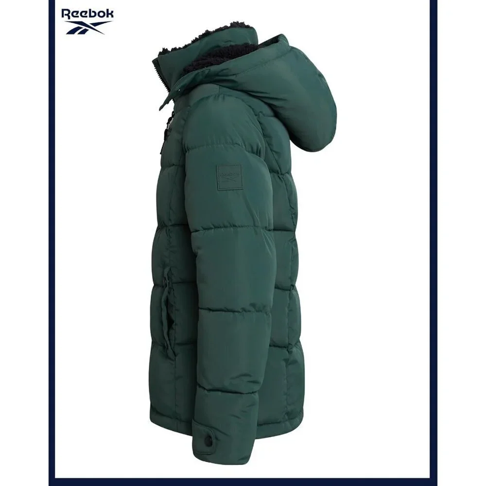 Girls Winter Coat - Heavyweight Quilted Girls Jacket Zip Up Weather Resistant Pu
